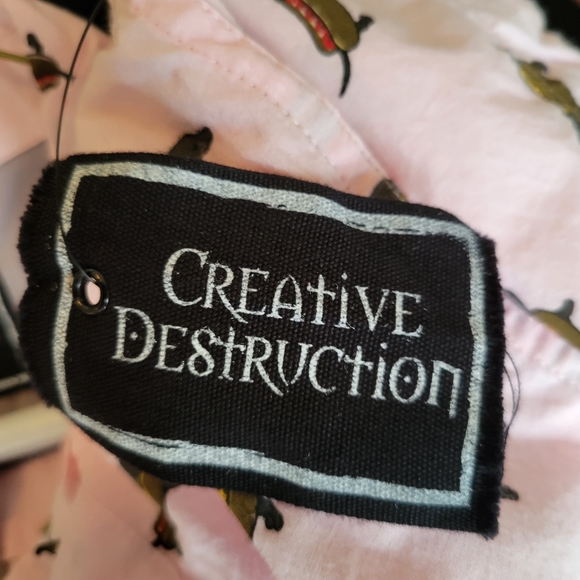 NWT Light Pink Mens Large Dashsund Botton Down Shirt - Picture 5 of 7